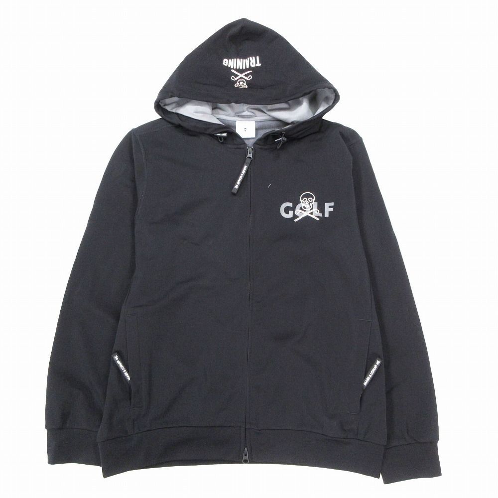 マークアンドロナ MARK ＆ LONA GOLF ジップ パーカー スカル ロゴ