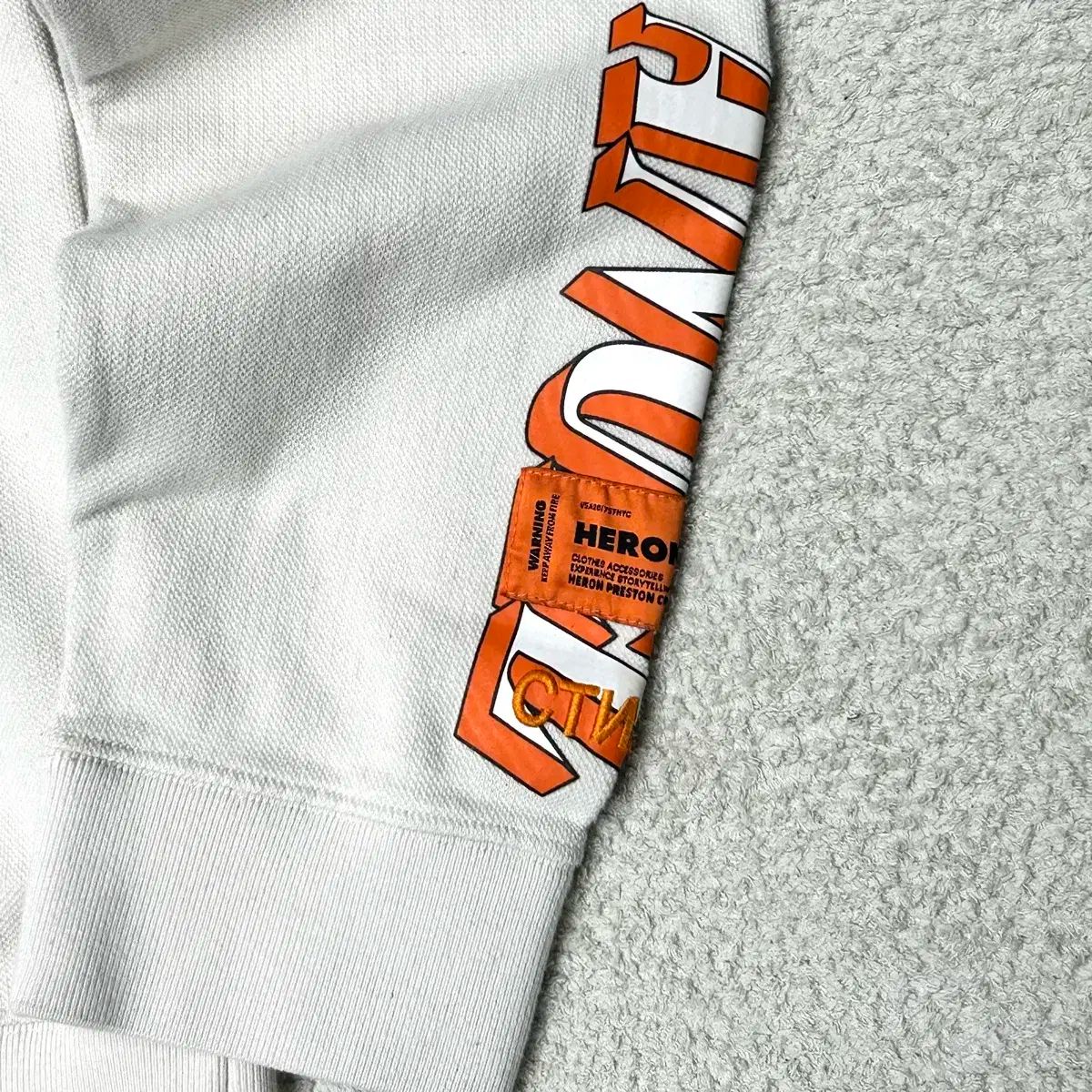 ヘロンプレストン HERON PRESTON ANGEL Tシャツ 半袖 ロゴ S 白 /MI 