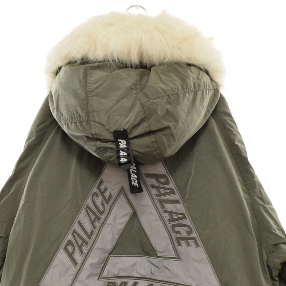 Palace Skateboards (パレススケートボーズ) P-2B SHORT PARKA ダウン ショートパーカー ジャケット カーキ