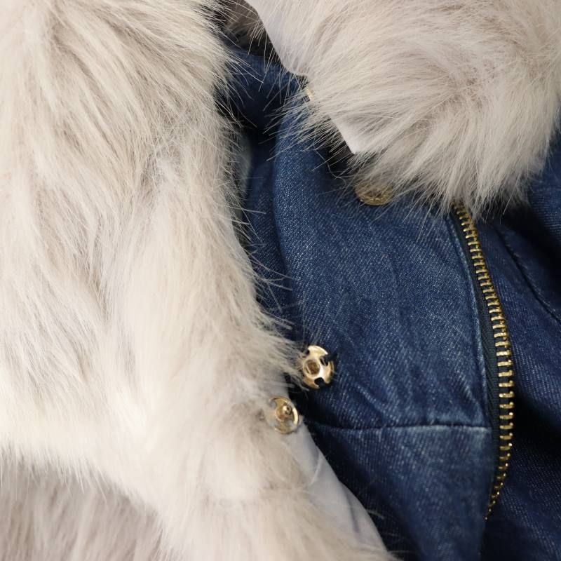 エミリアウィズ✩.*˚モッズコート エミリアウィズ EmiriaWiz ファー付き デニムモッズコート