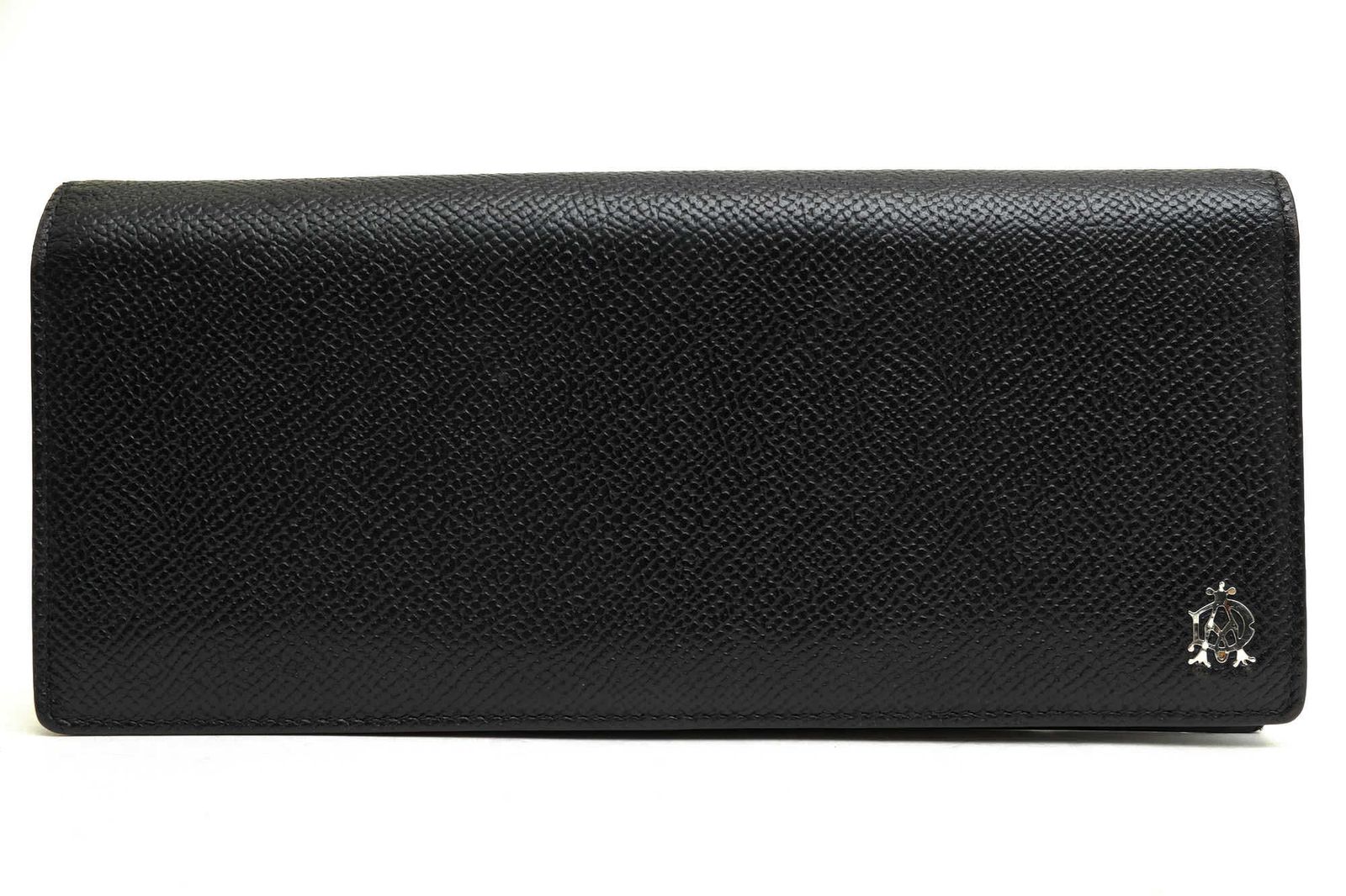 ダンヒル／Dunhill 長財布 財布 ウォレット メンズ 男性 男性用レザー 革 本革 ブラック 黒  L2X210A BOURDON COAT WALLET ボードン 小銭入れあり