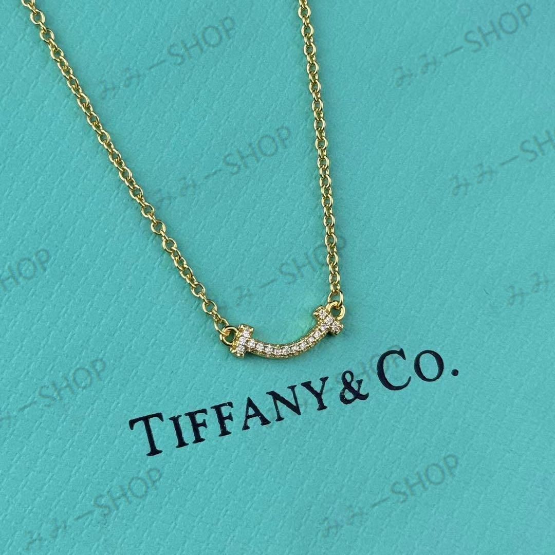 新品未使用 Tiffany & Co. ティファニー T スマイル ミニ ペンダント ゴールド - メルカリ