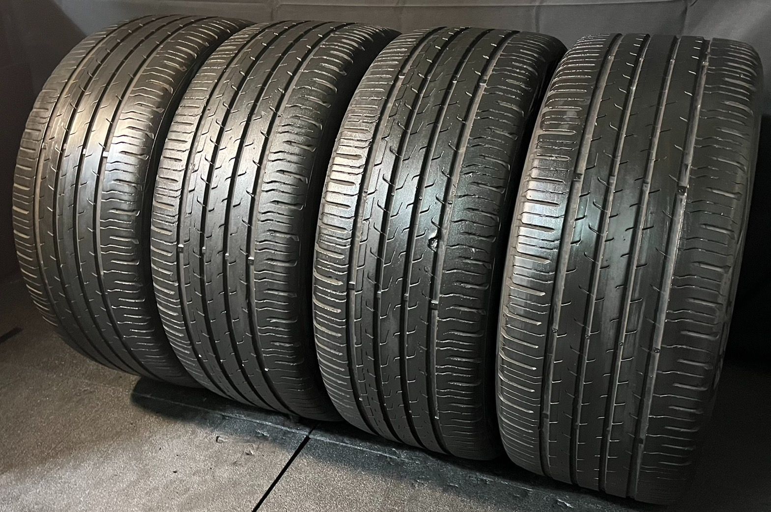 21|20年製 約5.5～7分山 コンチネンタル Continental エココンタクト EcoContact 6 SSR 225|40R18 SSR 4本 ランフラット h_581