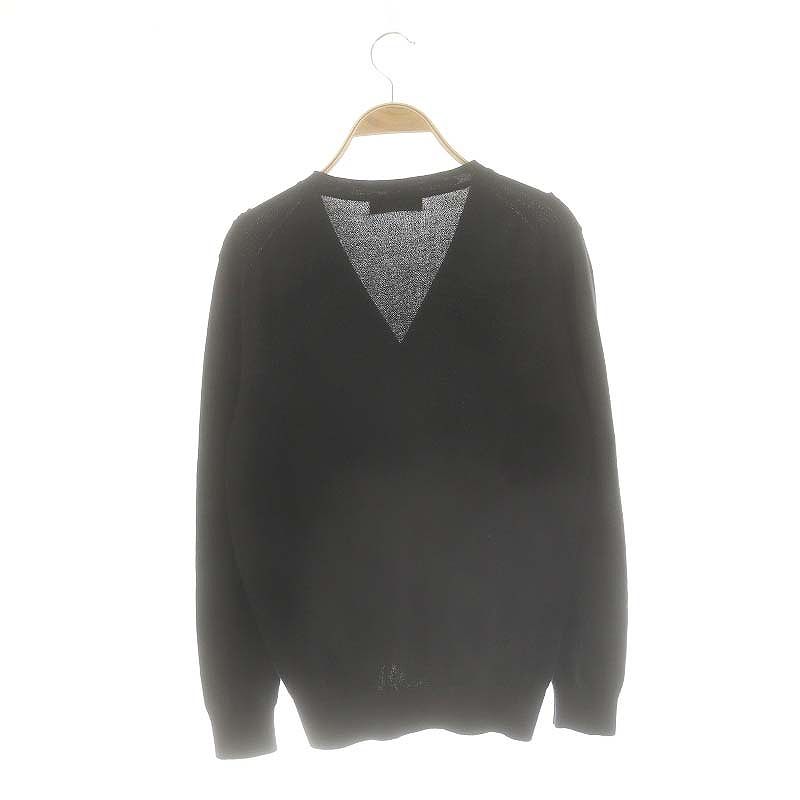 ムーンキャッスル MOONCASTLE ICE COTTON CARDIGAN カーディガン ニット Vネック M 黒 ブラック /AT ■OS レディース ムーンキャッスル MOONCASTLE ICE COTTON CARDIGAN カーディガン