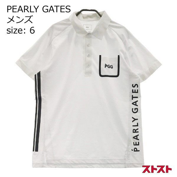 PEARLY GATES パーリーゲイツ 2021年モデル 半袖ポロシャツ サイドロゴ 6 ［240001606265］#
