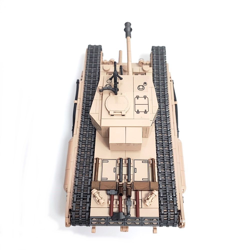brickmania製ww2イギリス軍チャーチル歩兵戦車 チャーチル Mk VII - WWII イギリス軍 重戦車 限定版 | MOMCOM