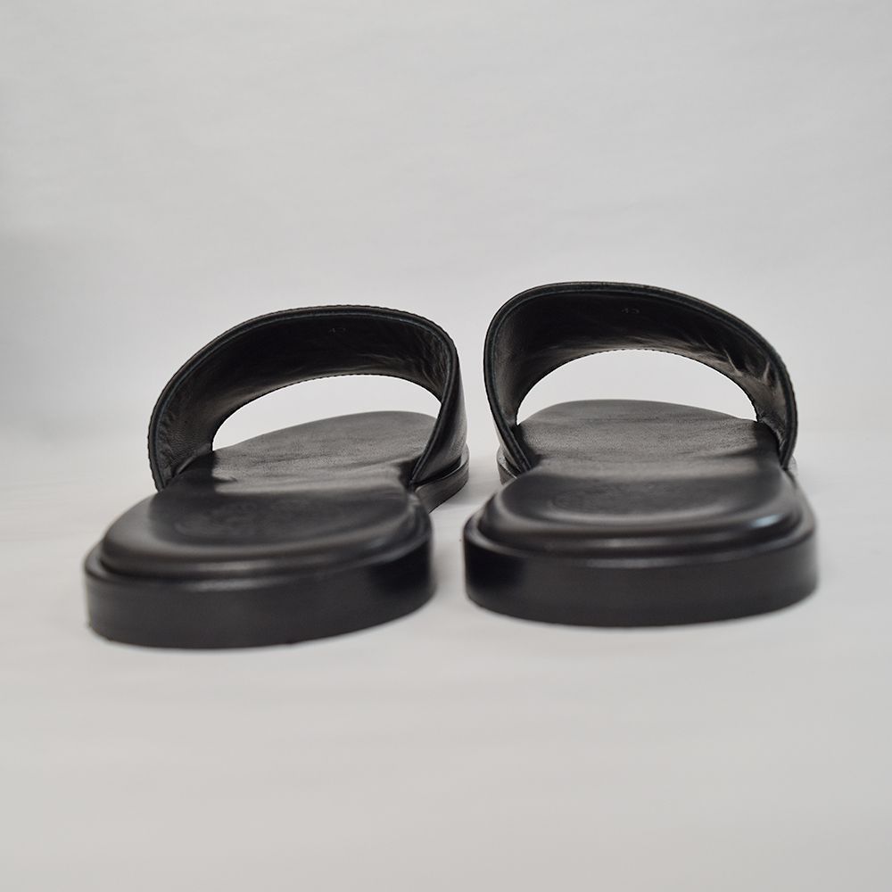 未使用品CHROME HEARTS サンダル 43（27cmクロムハーツ レザー 未使用品】CHROME HEARTS サンダル サイズ43（27cm相当）クロム