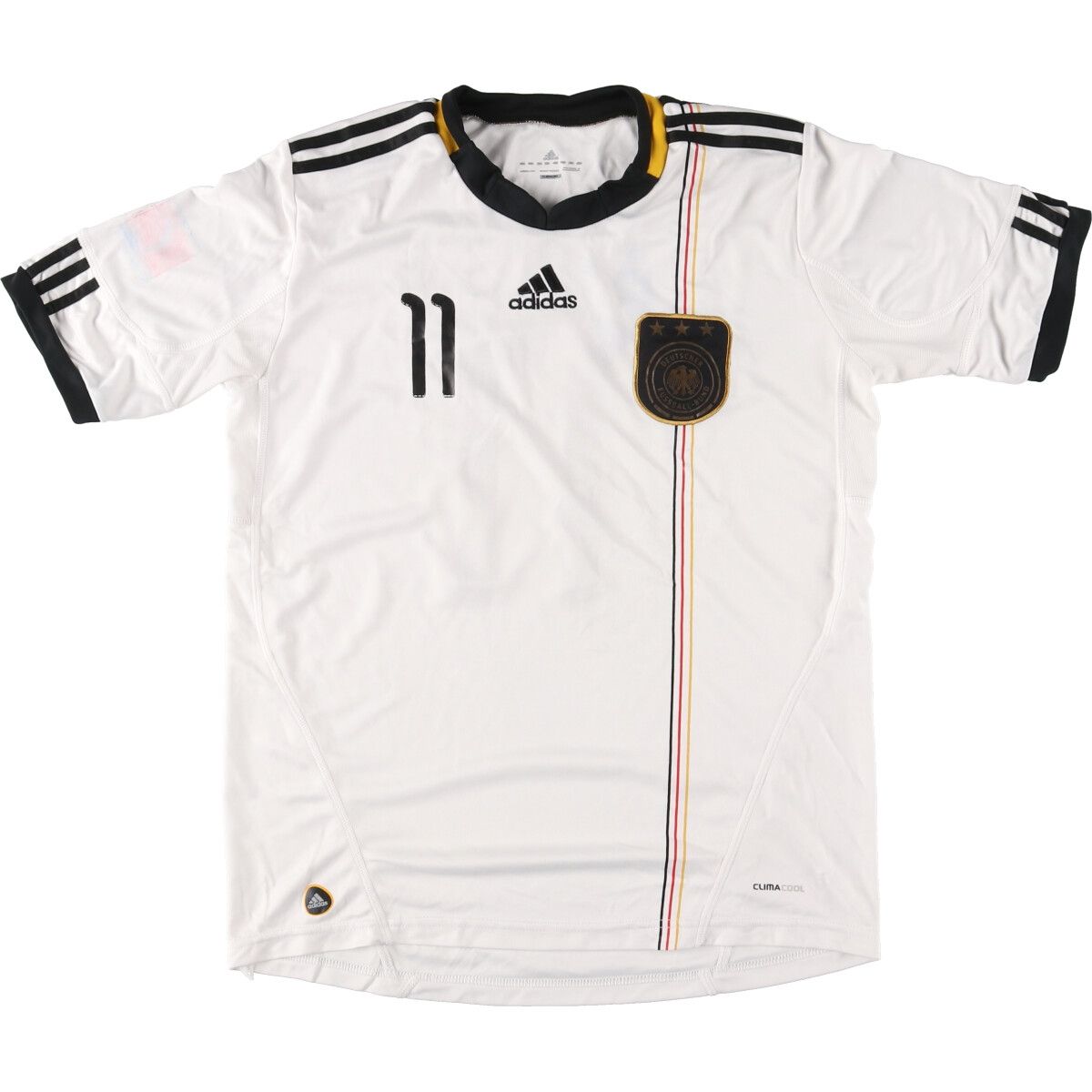 古着 アディダス adidas CLIMA COOL ドイツ代表 サッカーユニフォーム ゲームシャツ メンズM/eaa452265