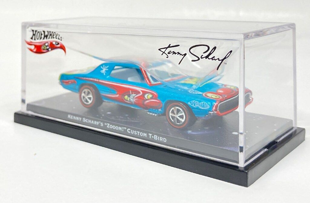 Mattel HOTWHEELS MATTEL CREATIONS Kenny Scharf Scharf Custom T-Bird HXD50