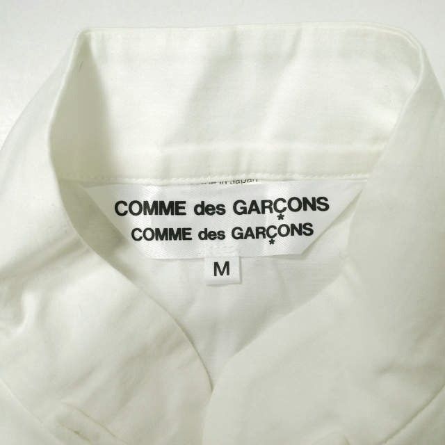 COMME des GARCONS COMME des GARCONS コムデギャルソン コムコム 17SS 日本製 ロング チャイナシャツ RS-J018 M ホワイト コート g22514 COMME des GARCONS COMME des GARCONS コムデギャルソン