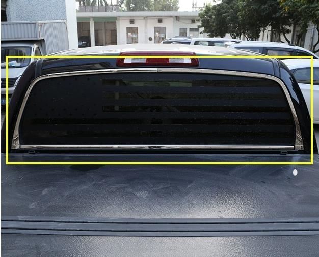 トヨタ タンドラ 2014-2021年 外装6Pセット リア ウィンドウ デコレーション フレームトリムカバー