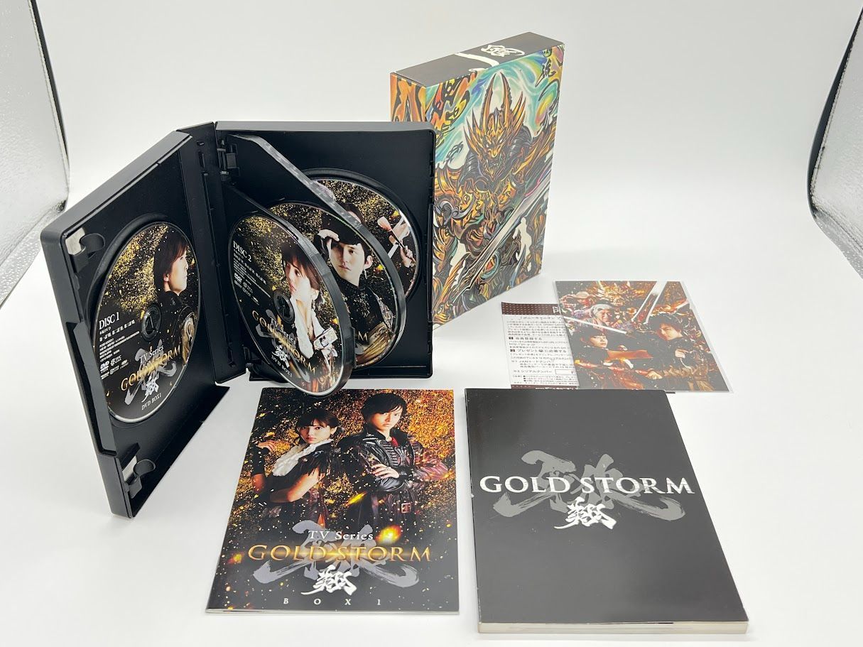 牙狼<GARO>-GOLD STORM-翔 DVD-BOX 1 + 2 セット 帯付》牙狼<GARO> -GOLD STORM-翔 Blu-ray BOX 1・2+劇場版
