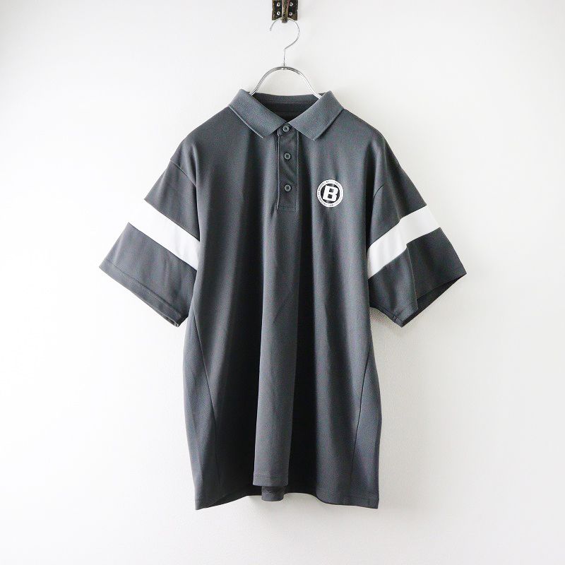 BRIEFING グレー ポロシャツ　ゴルフ BRIEFING GOLF ブリーフィング ゴルフ メンズ ポロシャツ