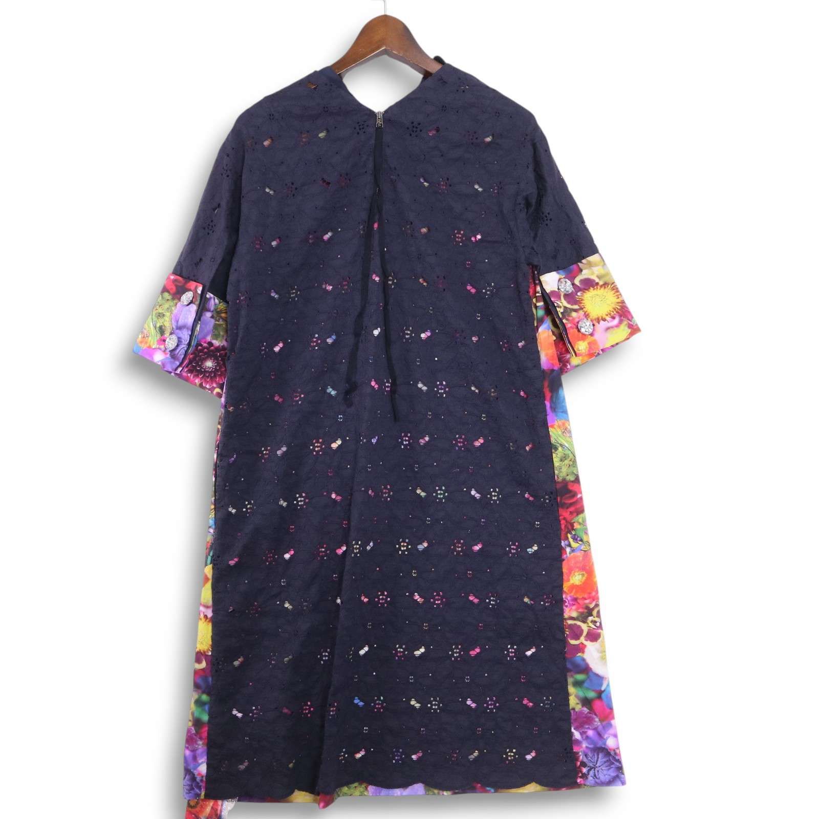 クロスエム 蜷川実花 mika ninagawa 春夏 バック レース切替♪ 花柄