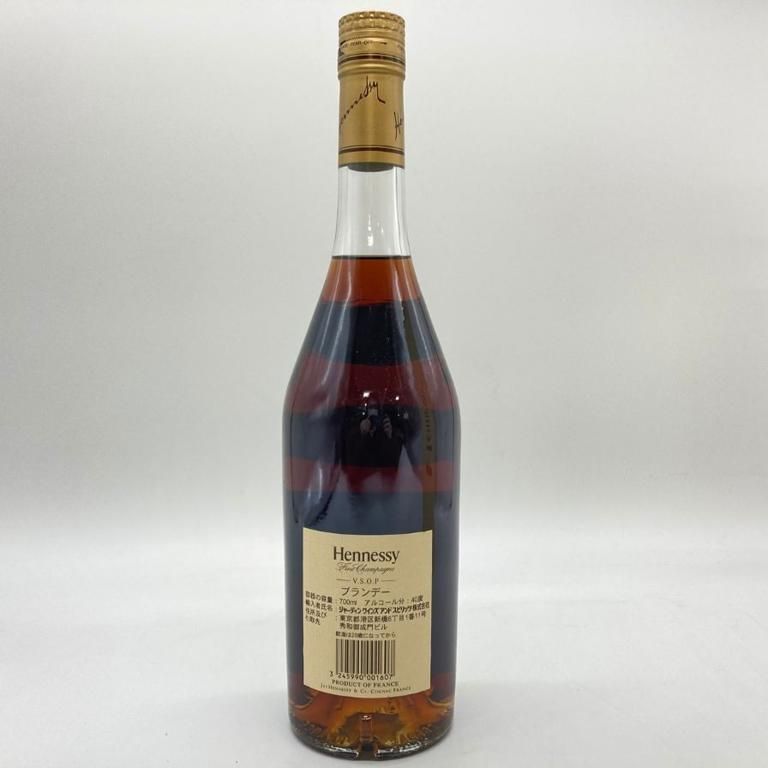 ヘネシー VSOP スリムボトル 700ml 40％ Hennessy【R】 - メルカリ