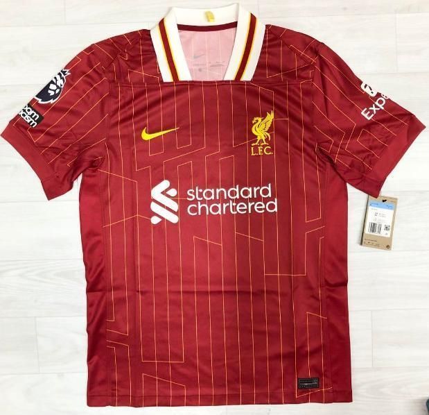 新品未使用新品 24-25リバプール 9番 ホームユニフォーム サッカー ジャージ - メルカリ