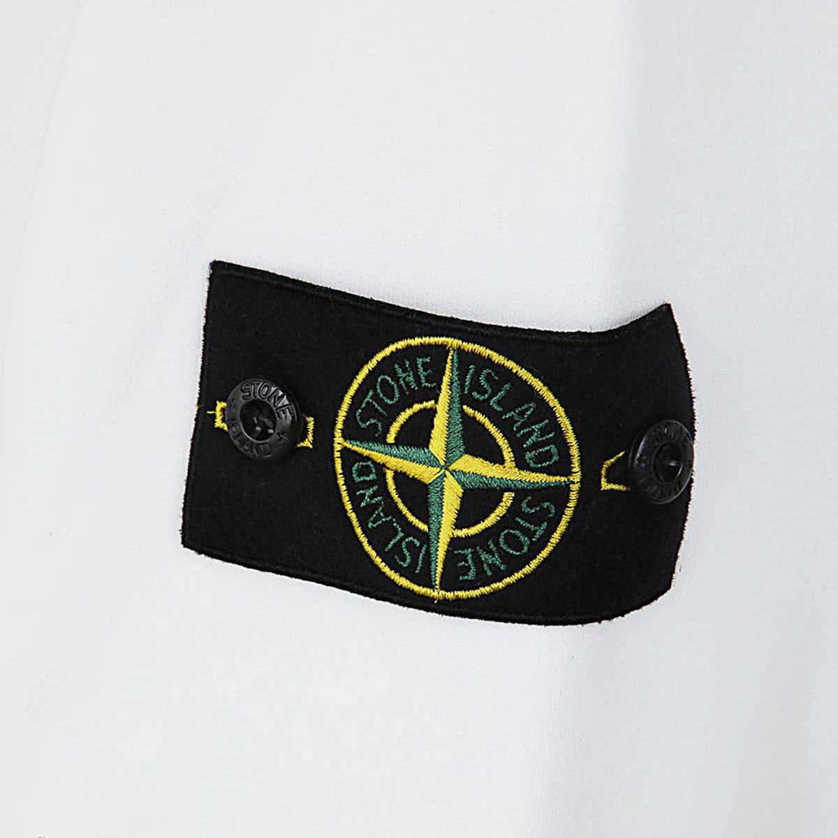 33 STONE ISLAND ストーンアイランド 801563051 A0001 ホワイト トレーナー スウェット - メルカリ