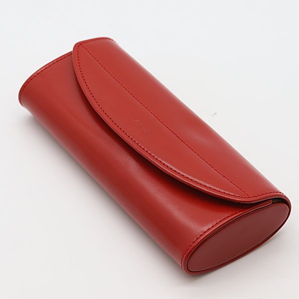ロエベ メガネケース 小物ケース ロエベ 眼鏡ケース レッド ハード