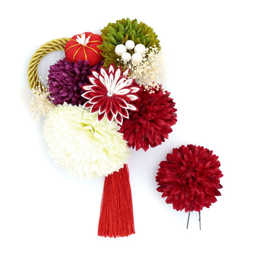 アンティーク訪問着 桜 花薬玉 大正ロマン 大正ロマン袴