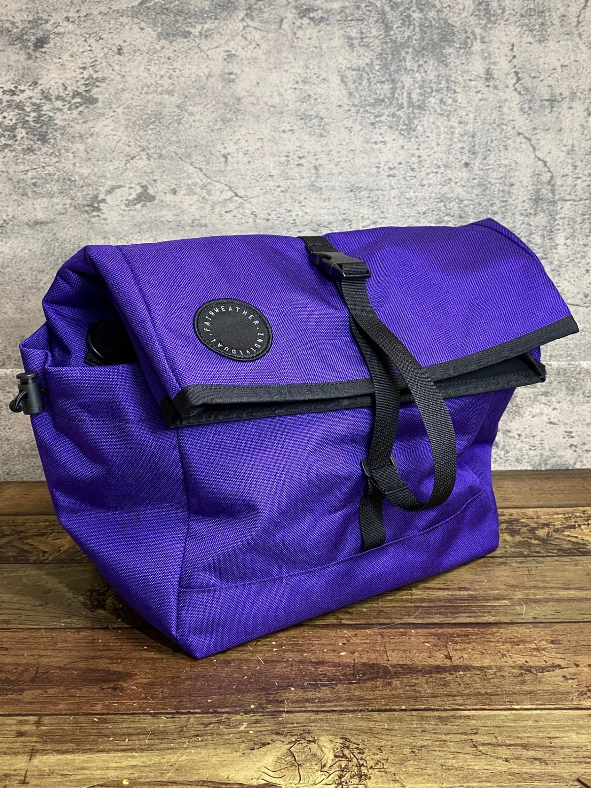 JK700 フェアウェザー FAIRWEATHER brompton bag mini ハンドルバッグ 紫 ブロンプトン 取付金具