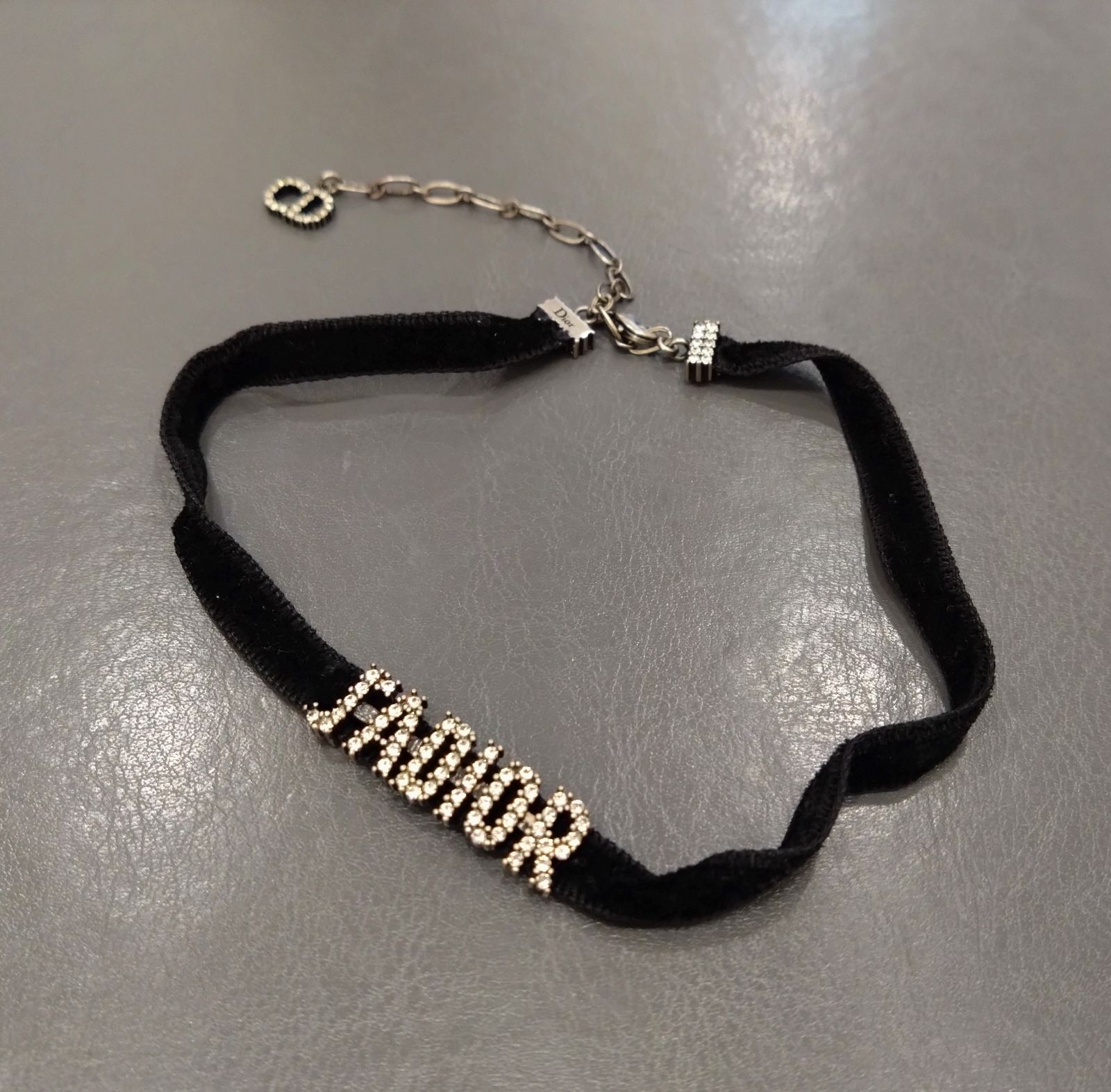 Dior ベロア　チョーカー　J'ADIOR シルバー ✴︎DIORベロアチョーカー✴︎ Dior ベロア チョーカー J'ADIOR