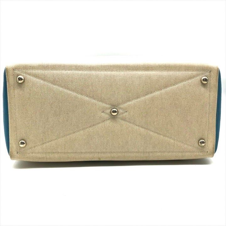 良品 HERMES エルメス ヴィクトリア 43 トワル アッシュ トリヨン