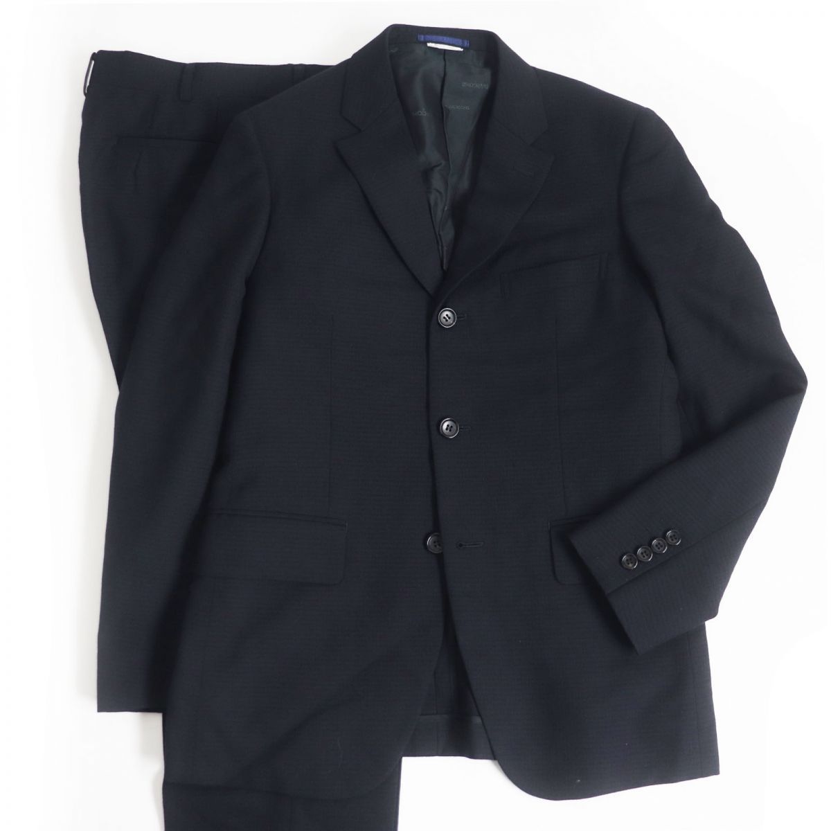 極美品□COMME des GARCONS HOMME DEUX コムデギャルソン 織柄 ウール 