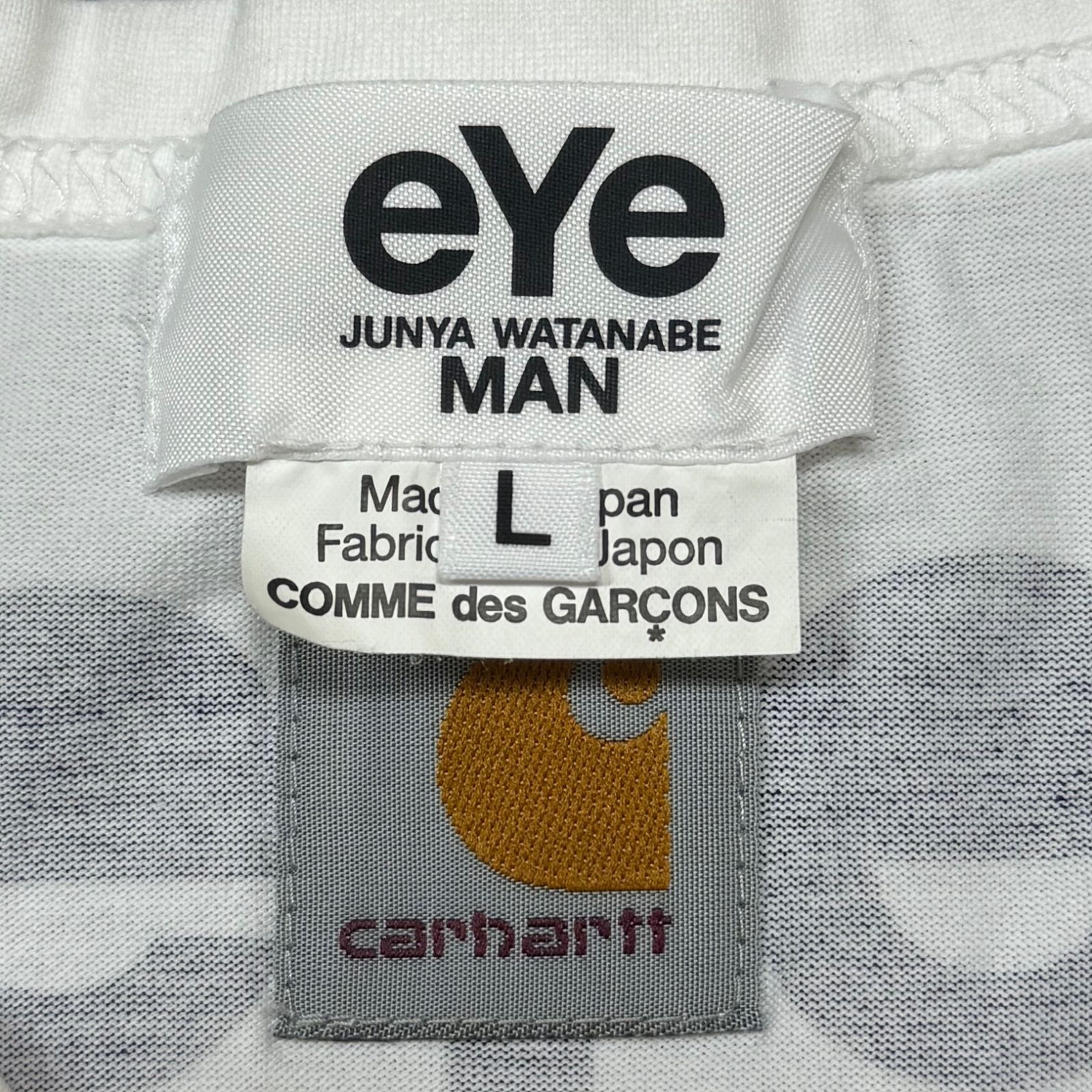 eYe JUNYAWATANABE MAN COMME des GARCONS Carhartt プリントT