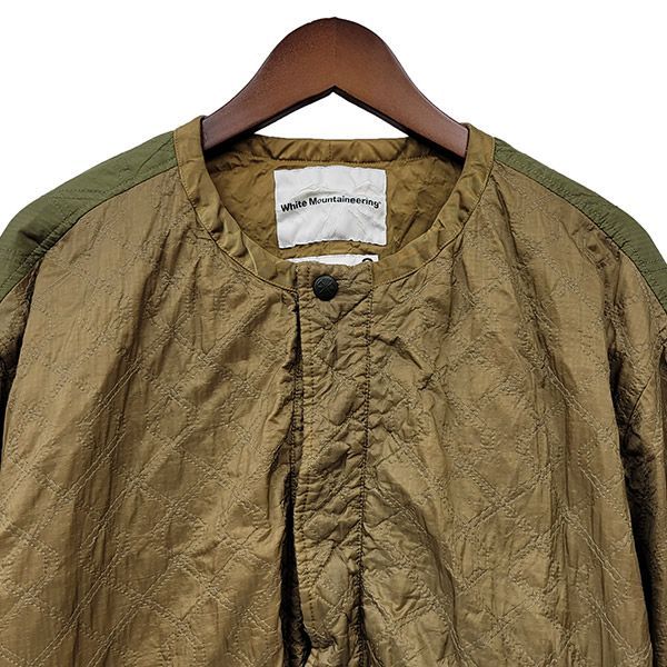 【値下げ】 White Mountaineering　中綿　ノーカラーコート