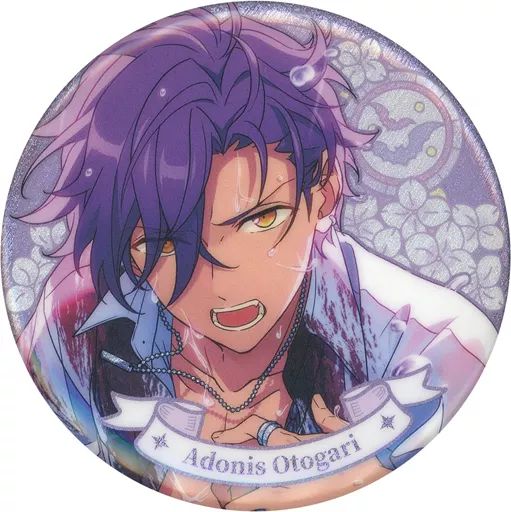 花の契約 乙狩アドニス 缶バッジ 中古】バッジ・ピンズ 乙狩アドニス 「あんさんぶるスターズ