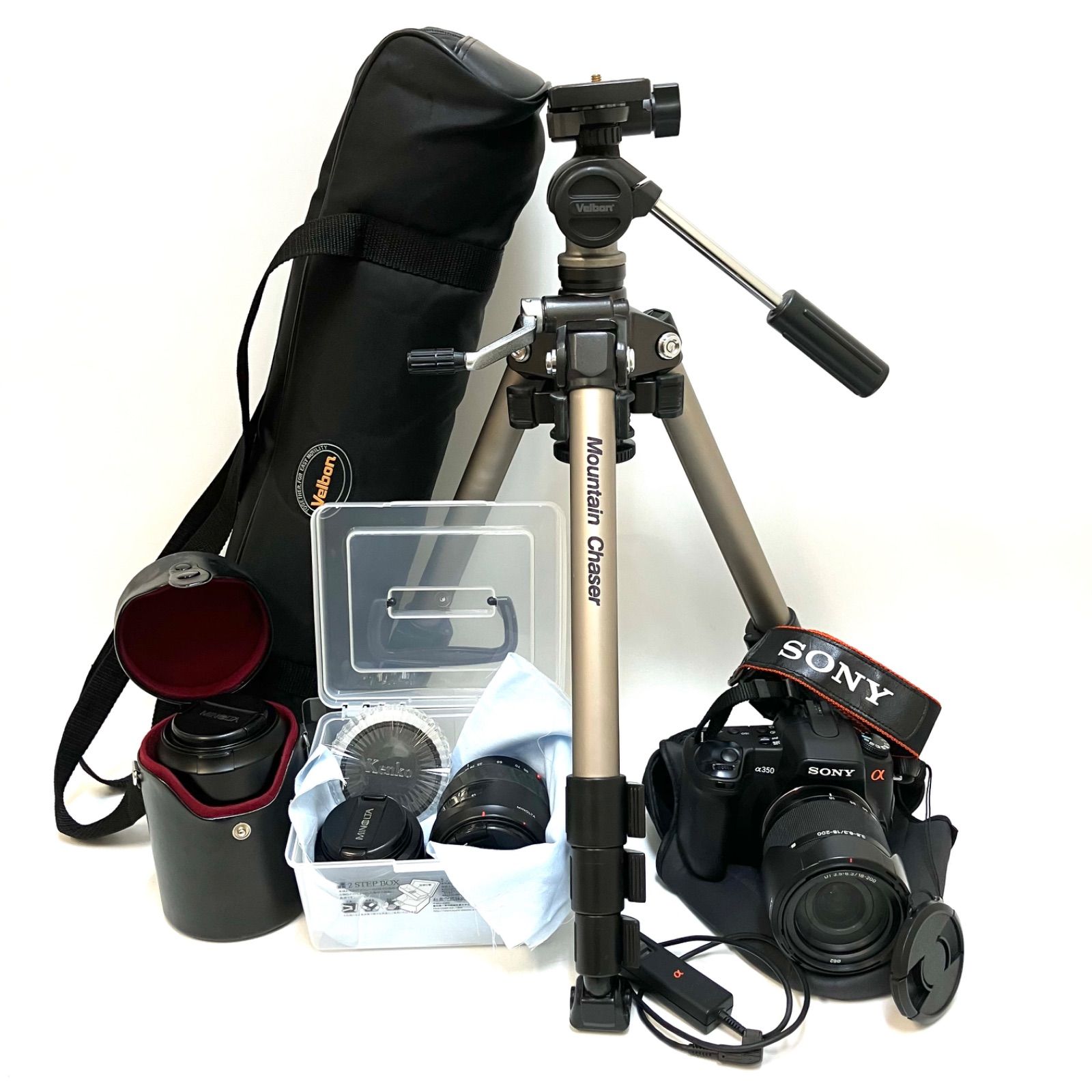 SONY・MINOLTA・Velbon＊美品✨ 動作確認済ソニーα350 デジタル一眼 