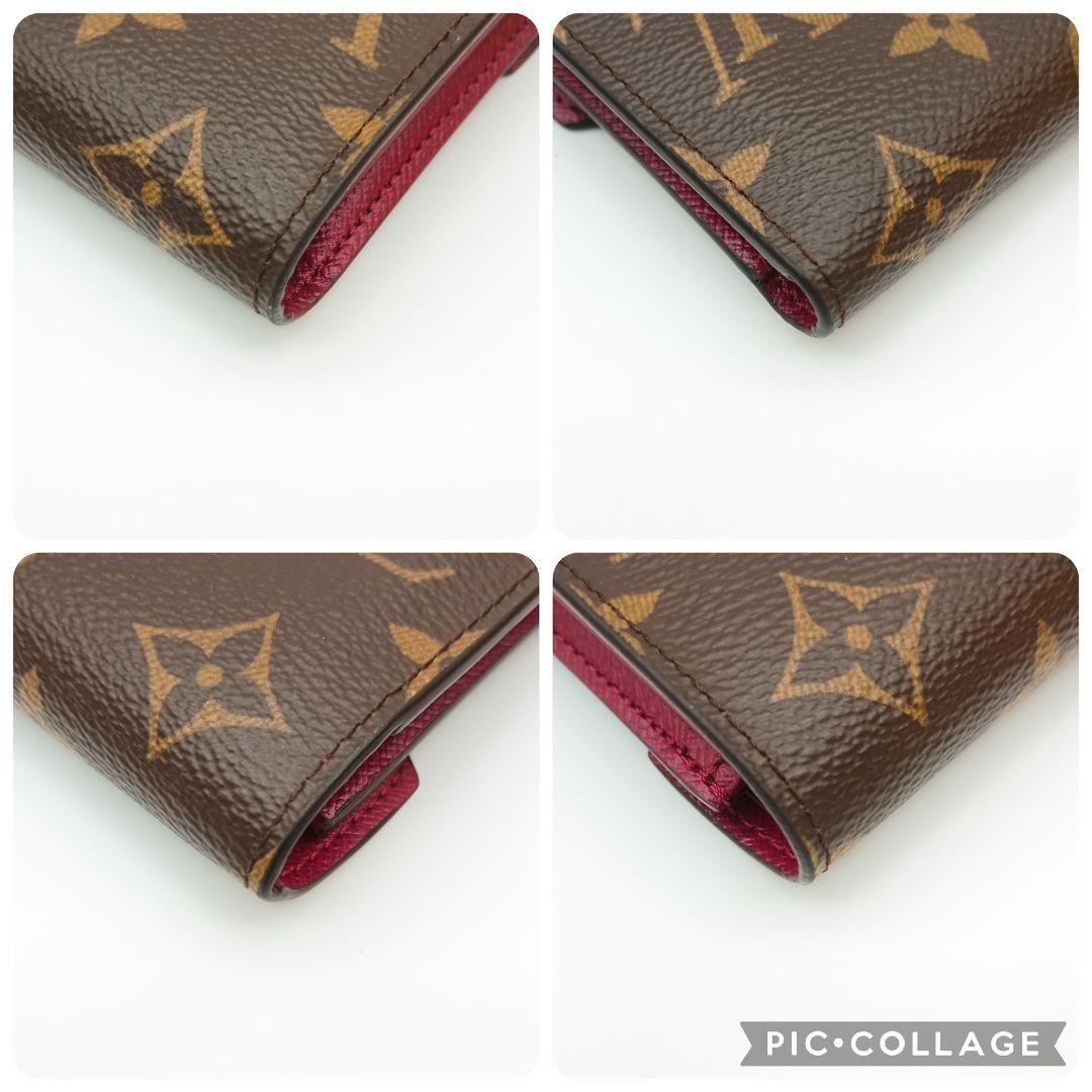 IC搭載】ルイヴィトン ヴィクトリーヌ モノグラム フューシャ 折り財布 