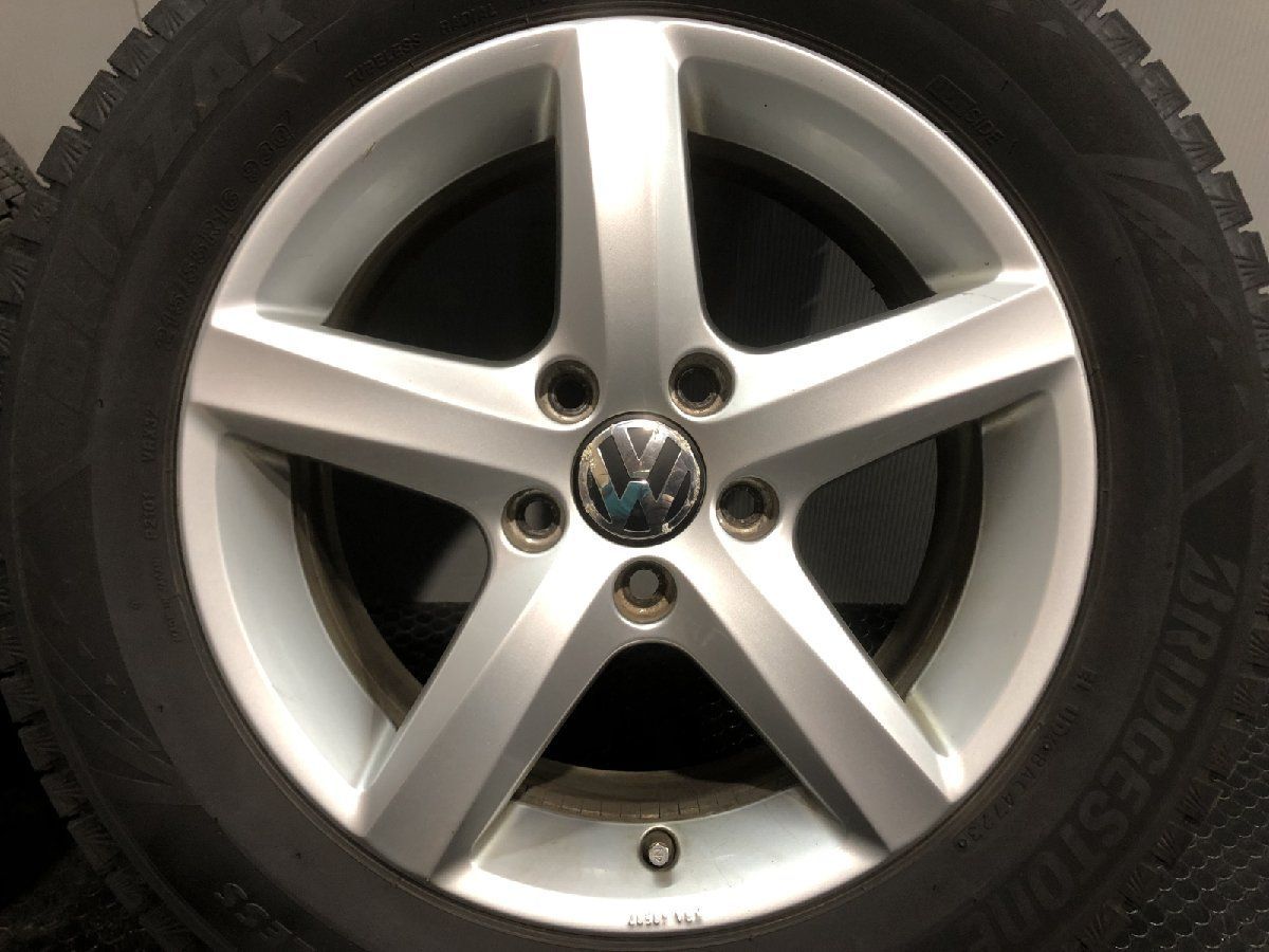 215/55R16 スタッドレスタイヤ ホイール4本セット VWパサート
