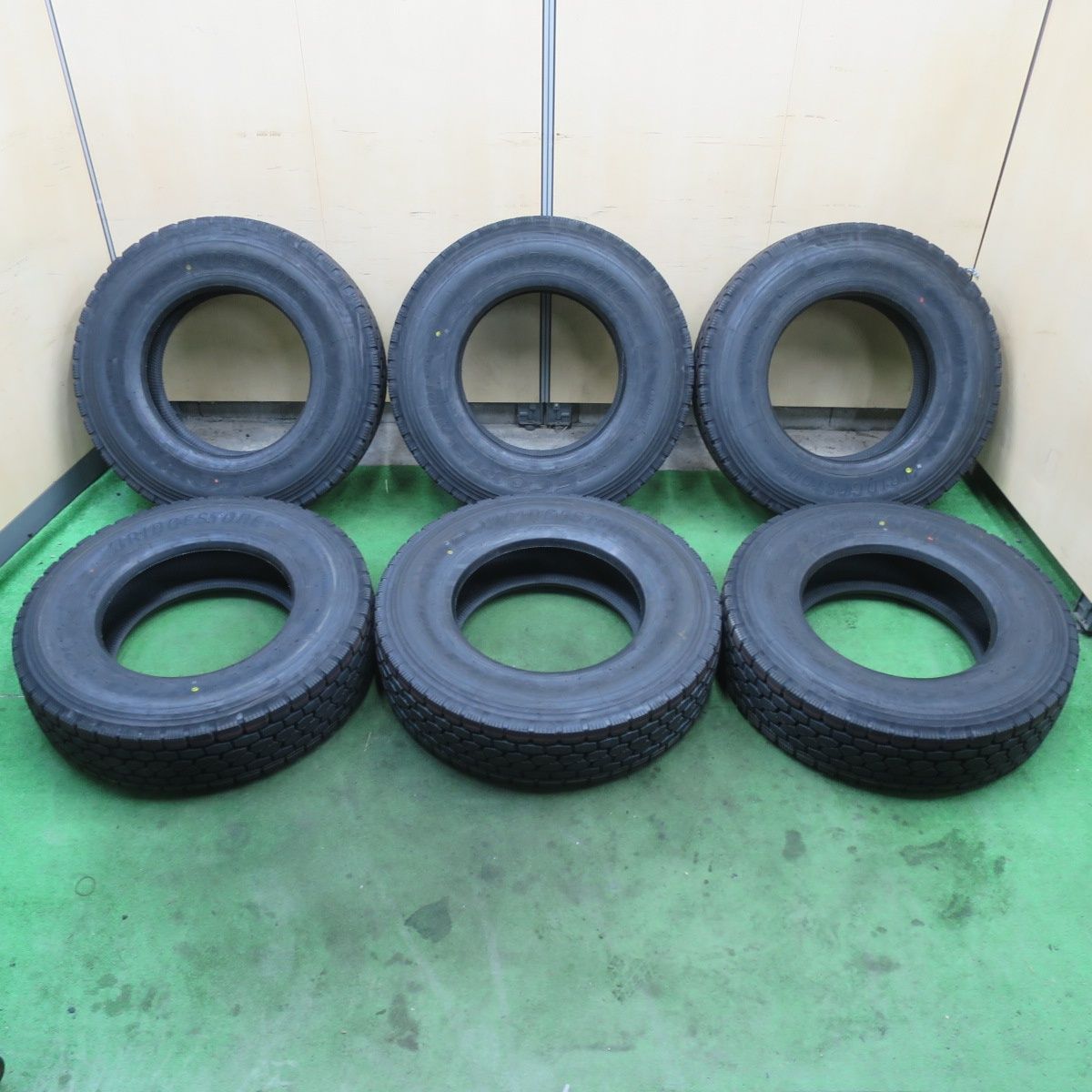 25年 6本 トラック タイヤ 225 80R17.5 123 122L ブリヂストン エコピア M801Ⅱ ミックス オールシーズン 17.5インチ 5092407イスタ