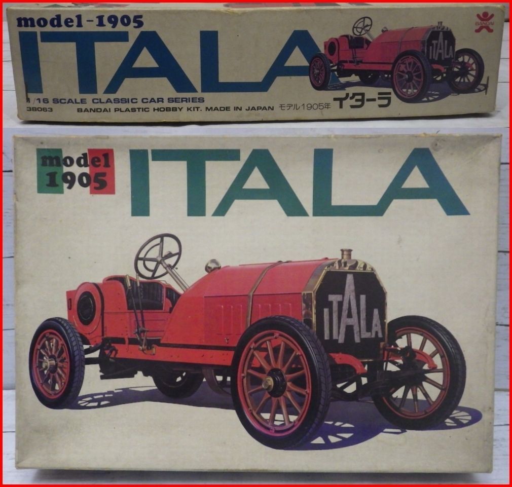 旧バンダイ【モデル1905年イターラmodel-1905 ITALA】クラシックカーシリーズ1/16プラモデル□BANDAI【未組立】送料込 -  メルカリ