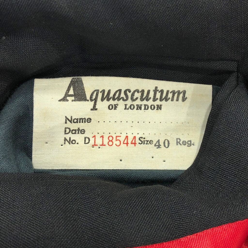 70年代 カナダ製 Aquascutum アクアスキュータム バルマカーンコート ブラック メンズ 40 R 古着 V6511 KANDAIZUMI_COM