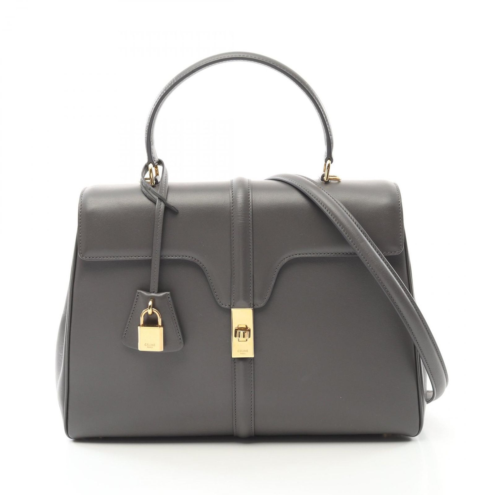 セリーヌ CELINE ハンドバッグ 16 セーズ ミディアム 187373 グレー 