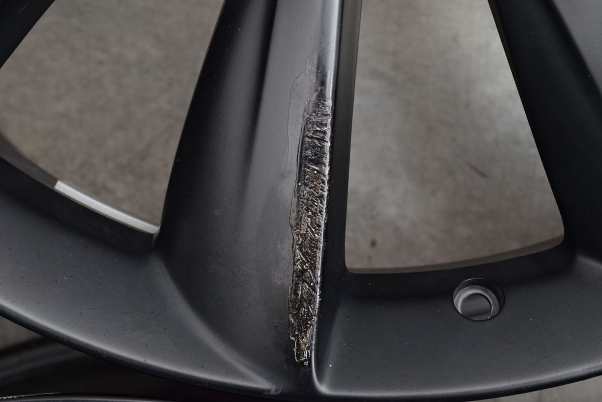 動作済み テスラ モデルX 純正 22in 10J 35 PCD120 品番 1027247-00-F 4本セット 交換用に Tesla Model X 可 スタッドレス用に