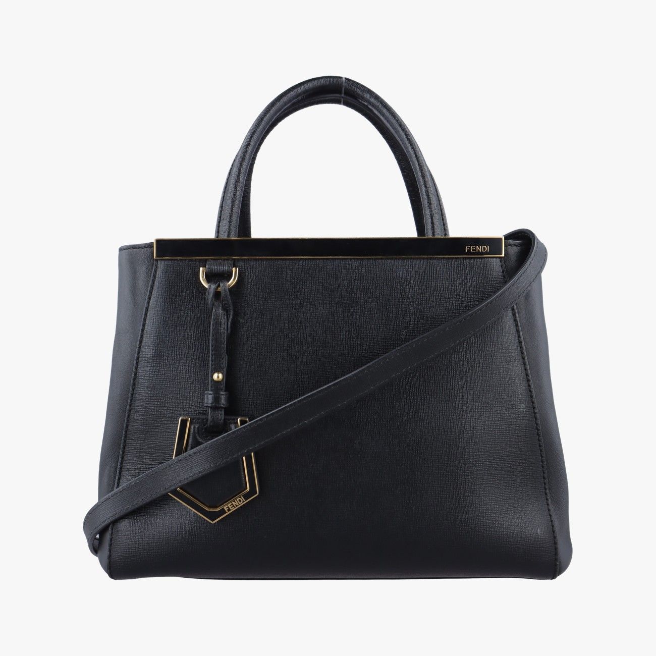 フェンディFendiプチ トゥージュール ブラック レザー 8BH253 8BH253-D7E-149-5177