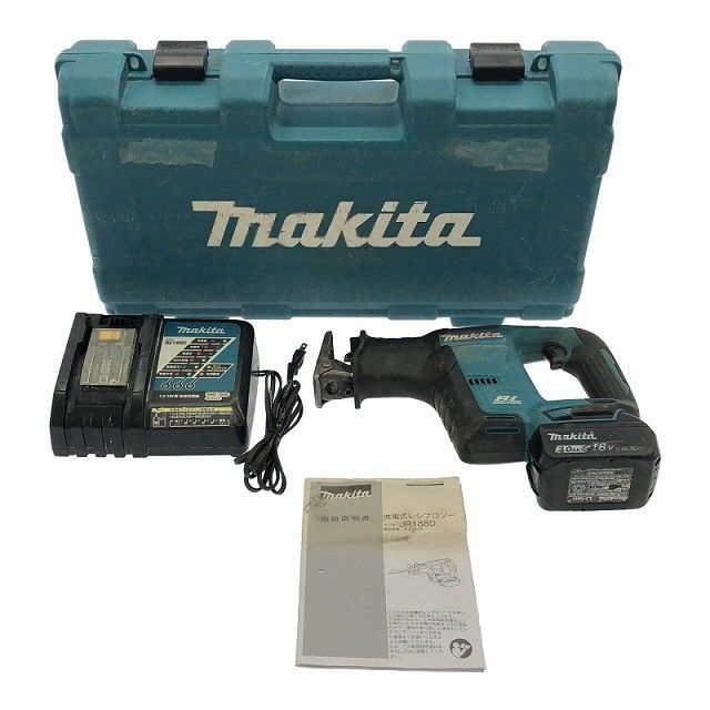 永続的な 品 makita マキタ 18V 充電式レシプロソー JR188DRG バッテリ1個 18V 3.0Ah 充電器 ケース コードレスセーバソー 116390116390