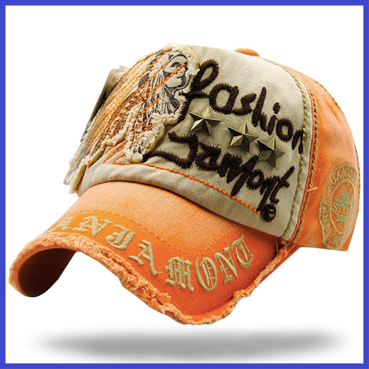 WHITE FANG(ホワイトファング) 帽子 キャップ おしゃれ ダメージ ロゴ アメカジ カジュアル メンズ CA024