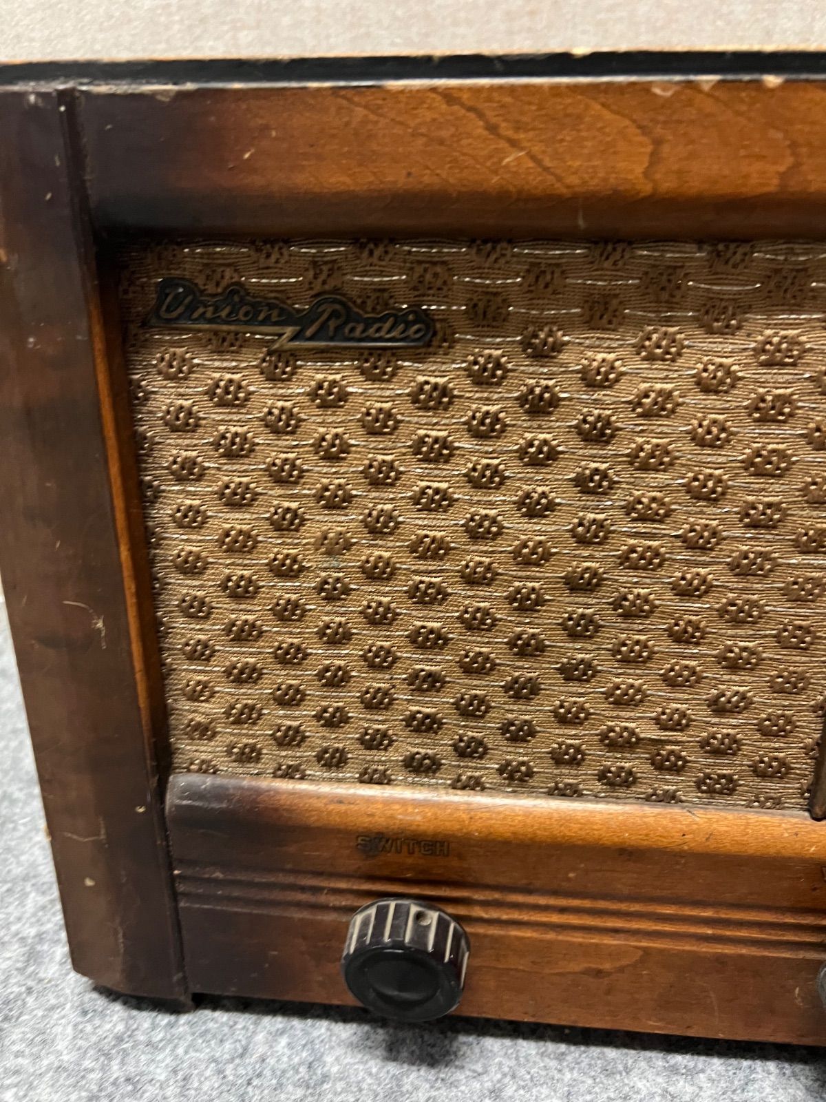 ⭐︎ 昭和 レトロ 真空管 ラジオ ジャンク 部品取り ディスプレイ 4063