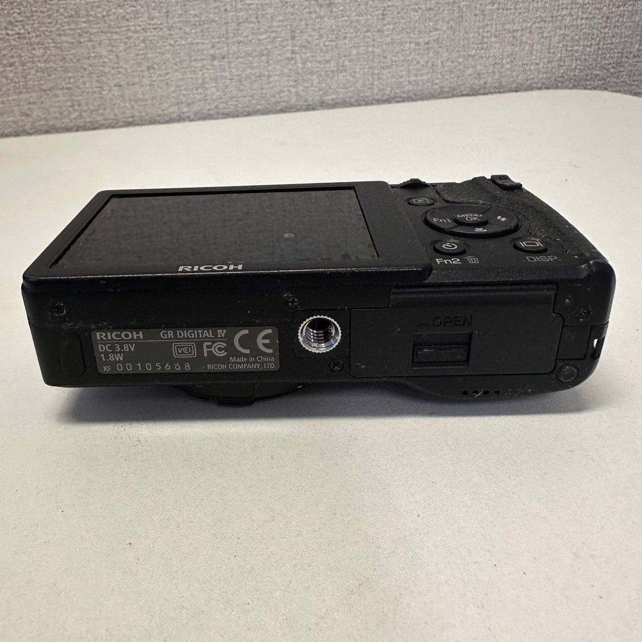 ジャンク】リコー RICOH デジタルカメラ GR DIGITAL IV ブラック 黒