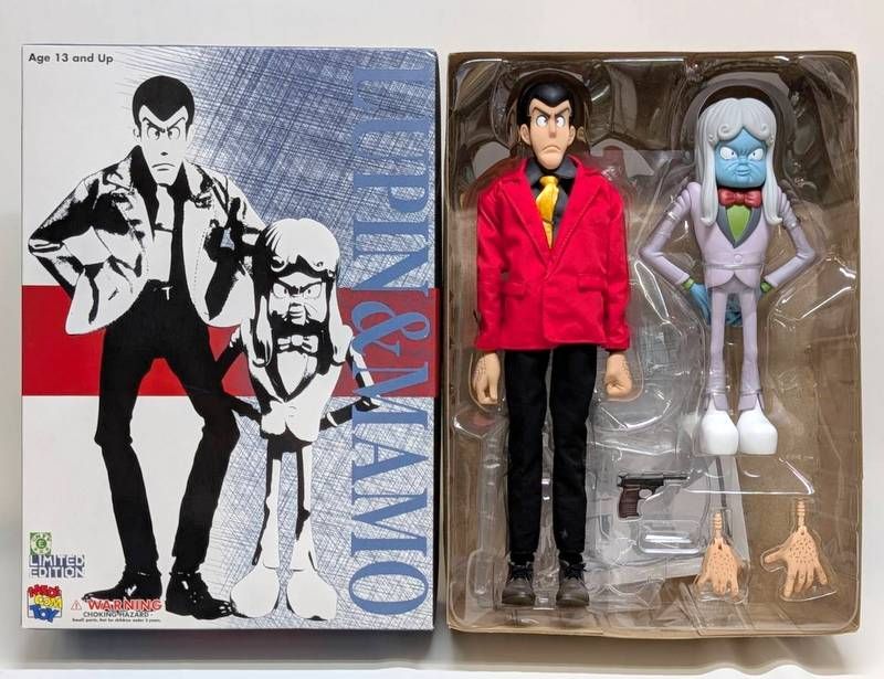 新品未使用　ルパン三世 & マモー　フィギュア　メディコムトイ 未使用 ルパン三世&マモー フィギュア ルパンvs複製人間