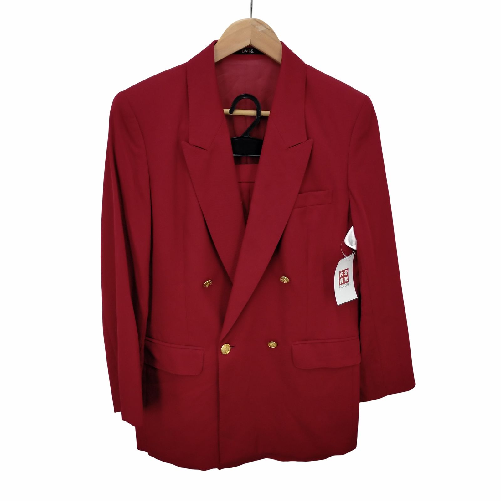 ダックスロンドン DAKS LONDON 金ボタン ダブルブレストスカート 