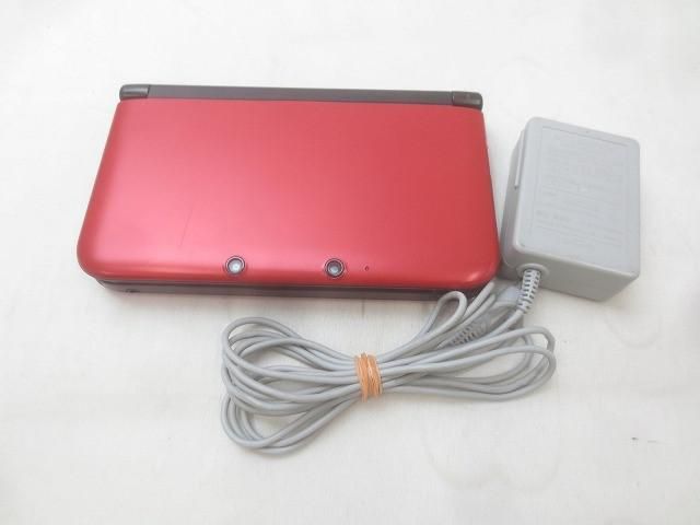 ゲーム ニンテンドー3DS LL 本体 SPR-001 レッド×ブラック 動作品 充電器付き