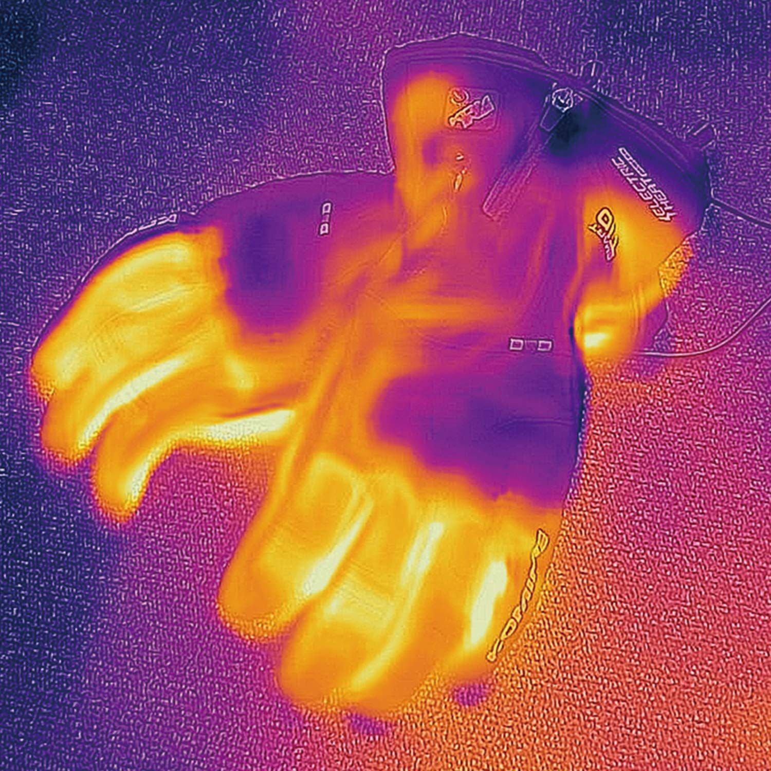 秋冬春向け 防水防寒カーボンストレッチ素材電熱