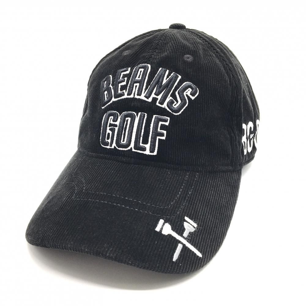 BEAMS GOLF ビームスゴルフ ロゴ刺繍キャップ ホワイト系 L/XL [240101641030] ゴルフウェア BEAMS キャップ GOLF 立体 グリーン×白 GOLFキャンバスロゴ刺繍キャップ帽子