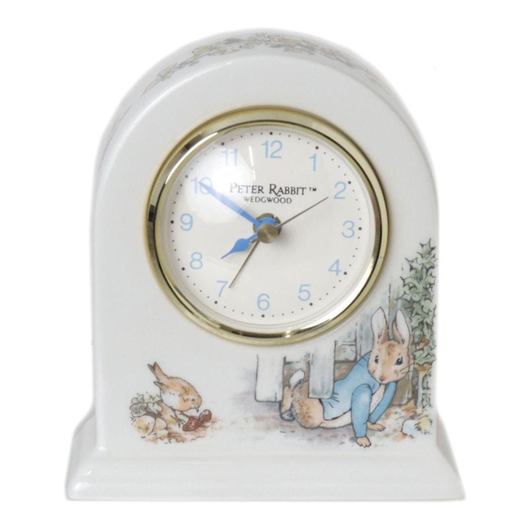 【今月限定】B−815 WEDGWOOD 置き時計 ストロベリー プシュケ クリア 箱あり 時計 ブランド ウェッジウッド