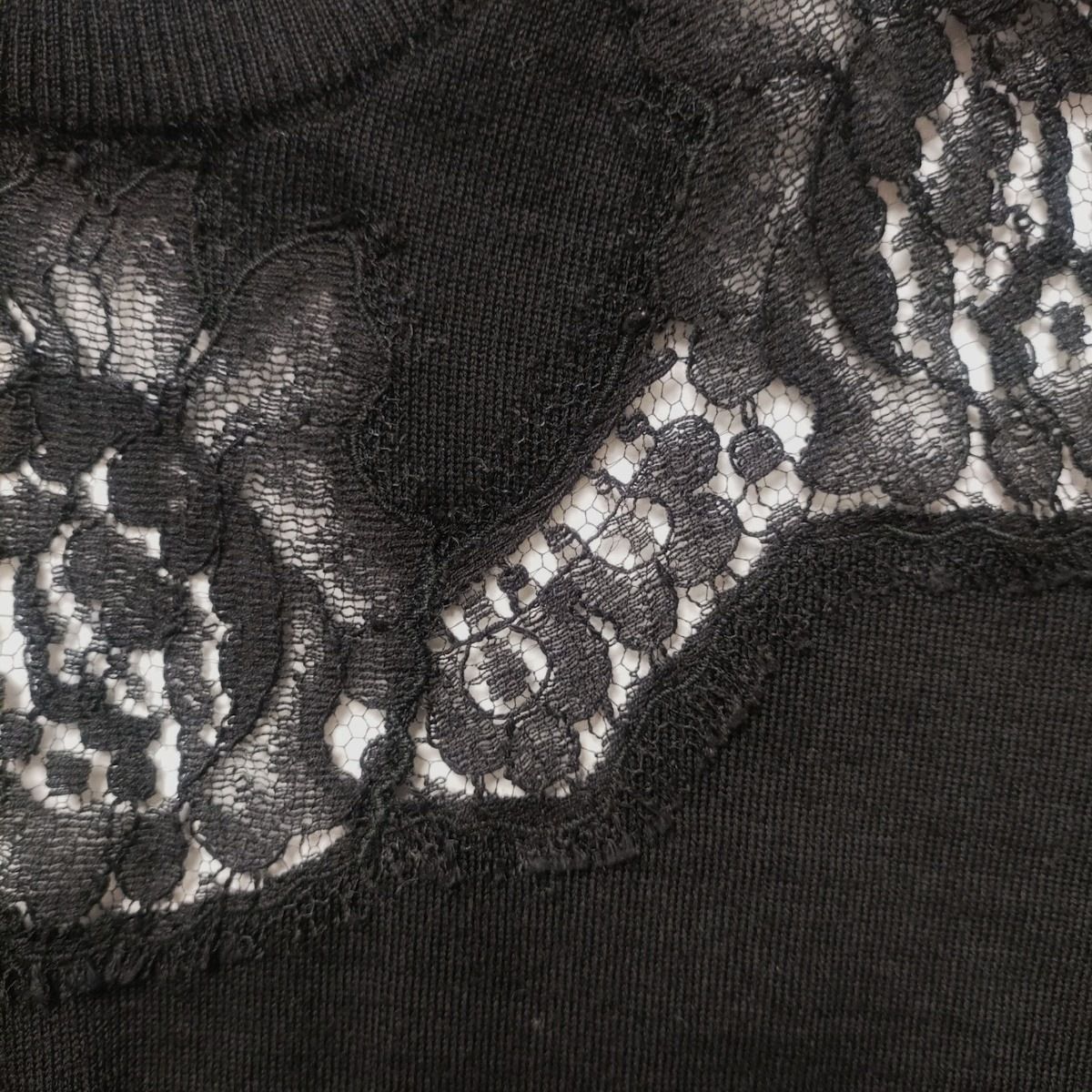 DOLCE & GABBANA ドルガバ レース ノースリーブ サイズM DOLCE&GABBANA(ドルチェアンドガッバーナ) ノースリーブセーター